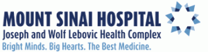 Mount Sinai Logo (Bright Minds. Big Hearts. The Best Medicine.)
